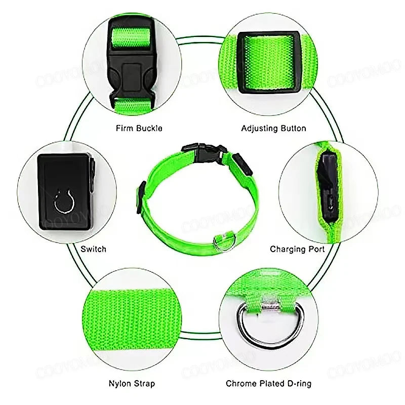 Led Luminous Dog Collar