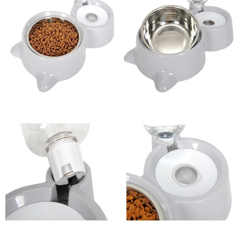 Dog Bowls, Cat Food and Water Dispenser