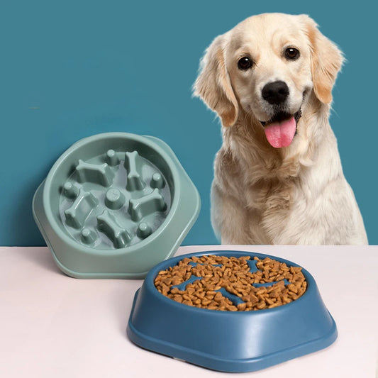 Slow Feeder Dog Food Bowl - Anti-choking