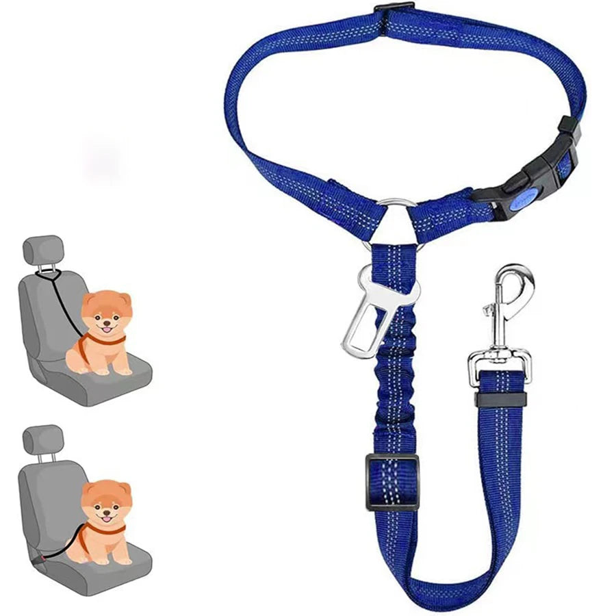 Dog car seat belt adjustable