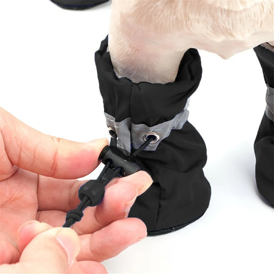4 Pcs Waterproof Dog Shoes - Non-Slip Rain Boots for Pets