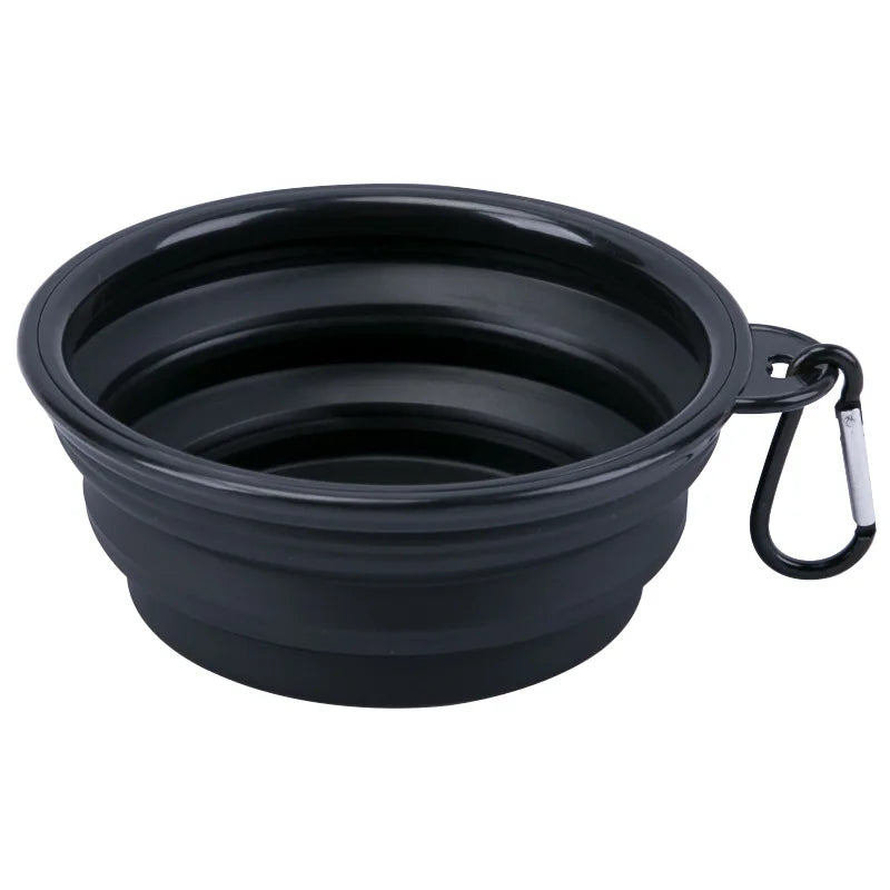 Collapsible Silicone Dog Bowl